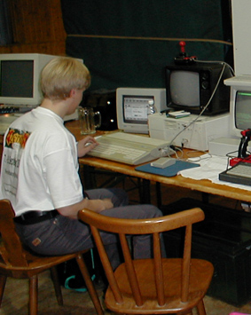 Andi mit Atari-ST auf'm VCFE 2.0